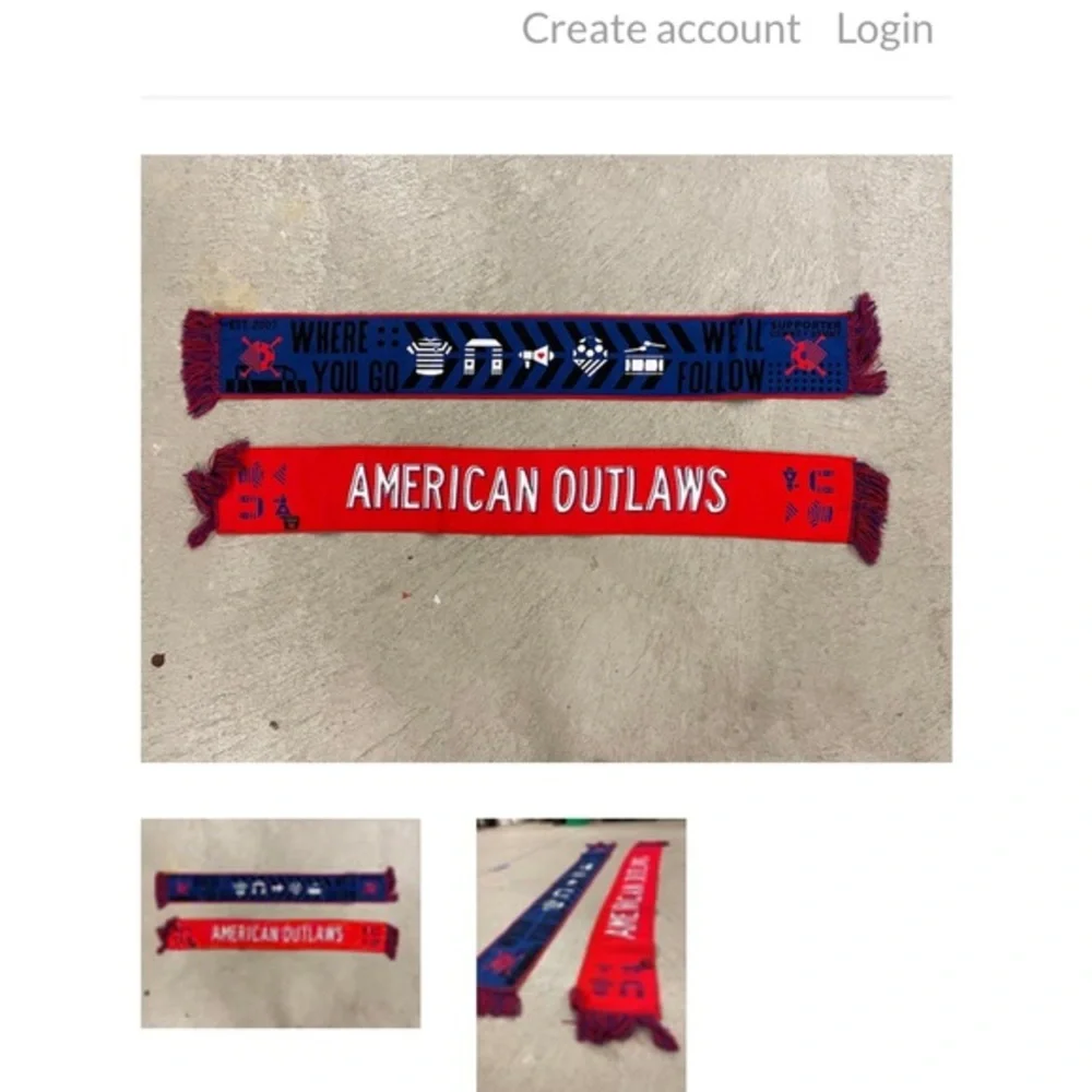 Red and Blue Scarf